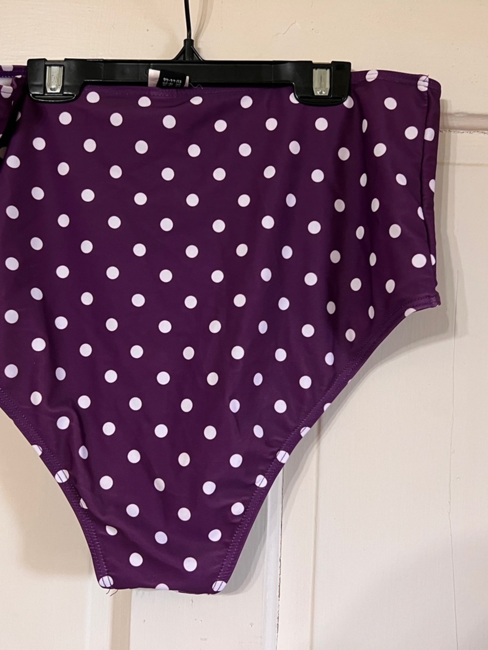 BloomChic Polka Dot Purple 2-Piece Swim Dress size 14-16 - Picture 11 of 14